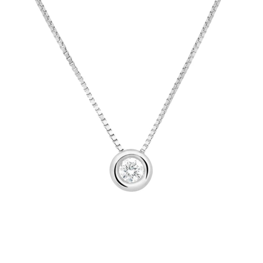 COLLANA PUNTO LUCE CIPOLLINA IN ORO E DIAMANTI