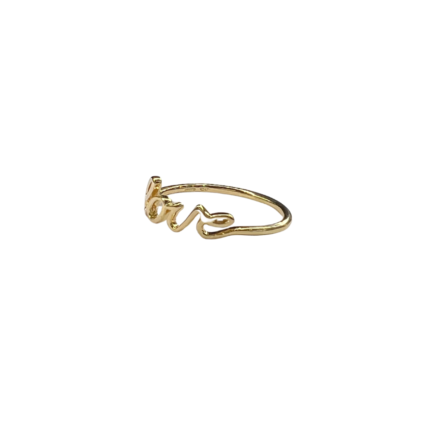 ANELLO LOVE IN ORO GIALLO