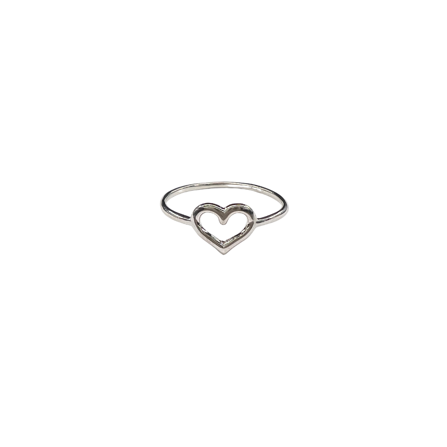 ANELLO CUORE S IN ORO BIANCO O GIALLO