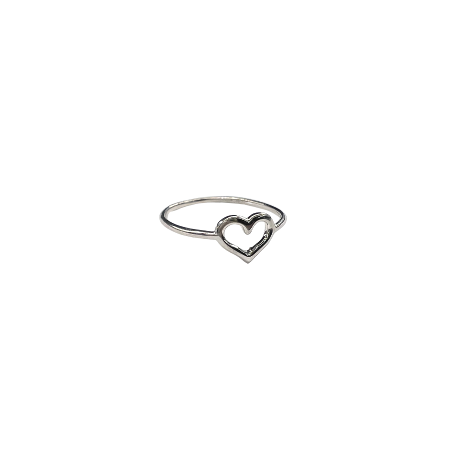 ANELLO CUORE S IN ORO BIANCO O GIALLO