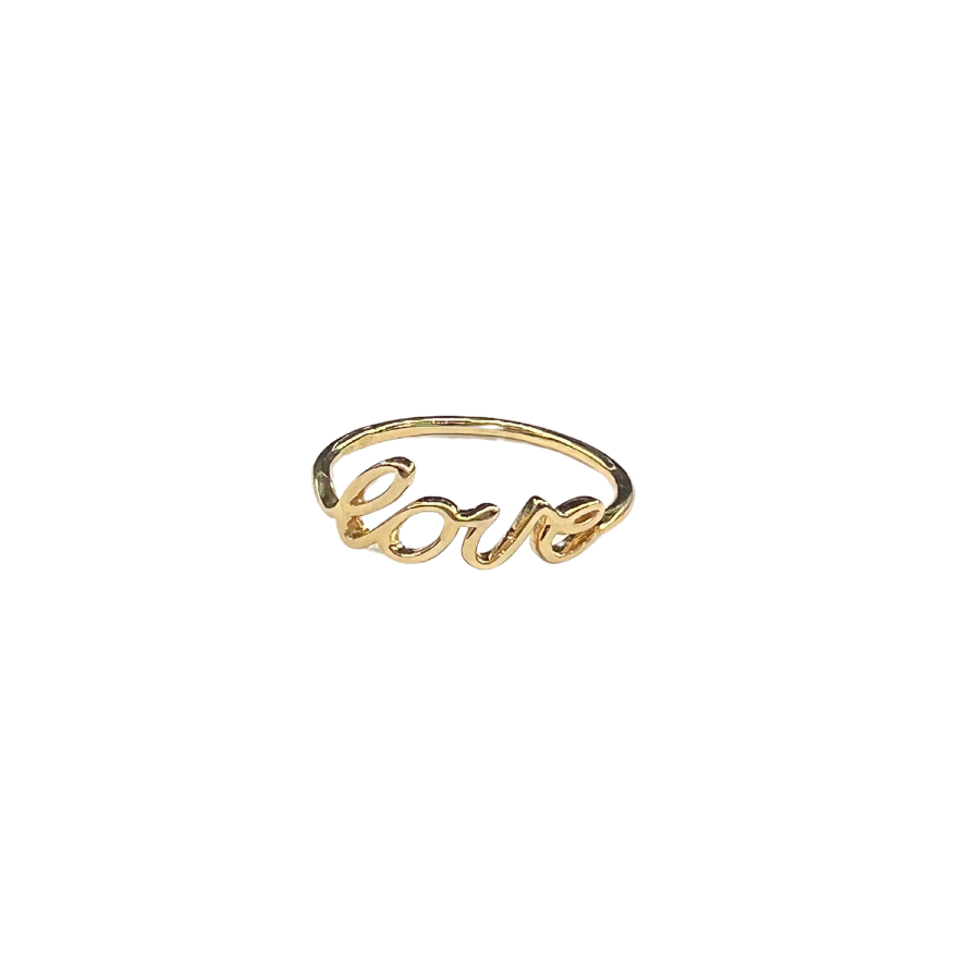 ANELLO LOVE IN ORO GIALLO