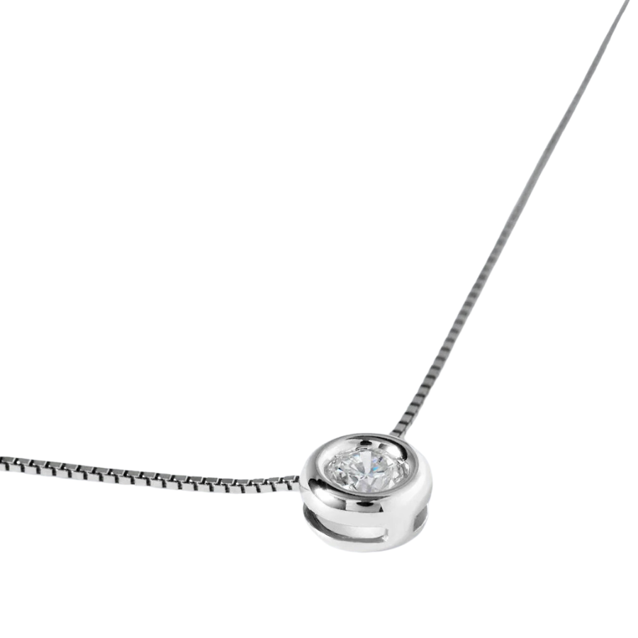 COLLANA PUNTO LUCE CIPOLLINA IN ORO E DIAMANTI