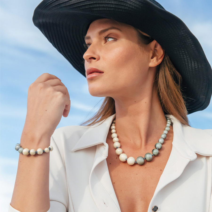 COLLANA GIROCOLLO ACQUA AVORIO MURRINAMURANO GM031511