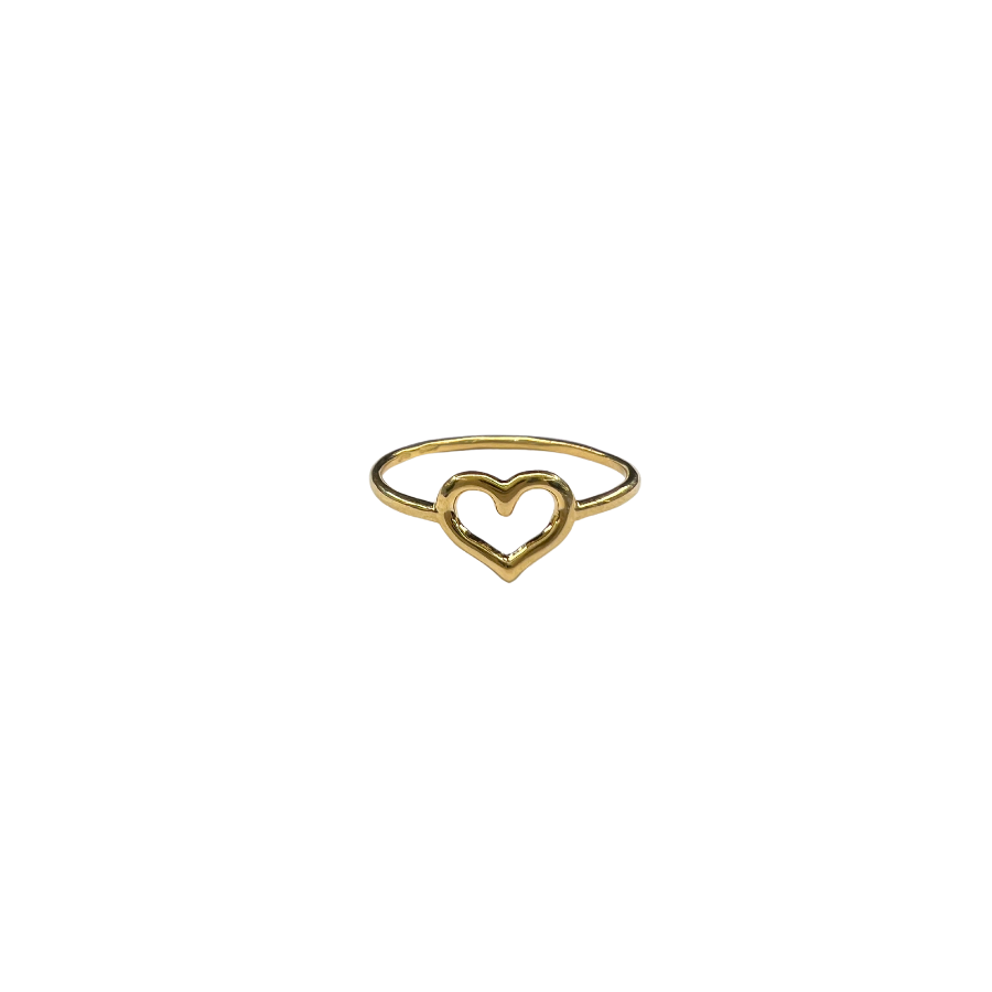 ANELLO CUORE S IN ORO BIANCO O GIALLO