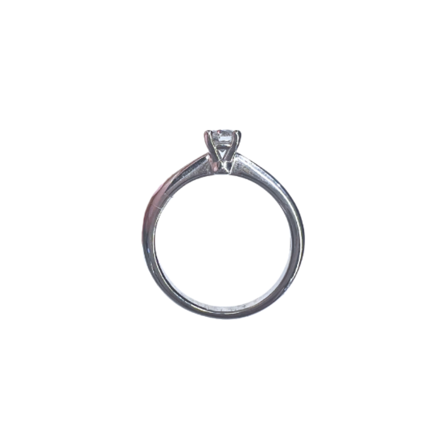 ANELLO SOLITARIO IN ORO BIANCO CON DIAMANTE 1E41
