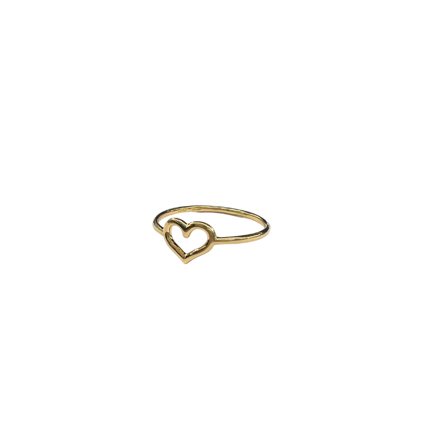 ANELLO CUORE S IN ORO BIANCO O GIALLO