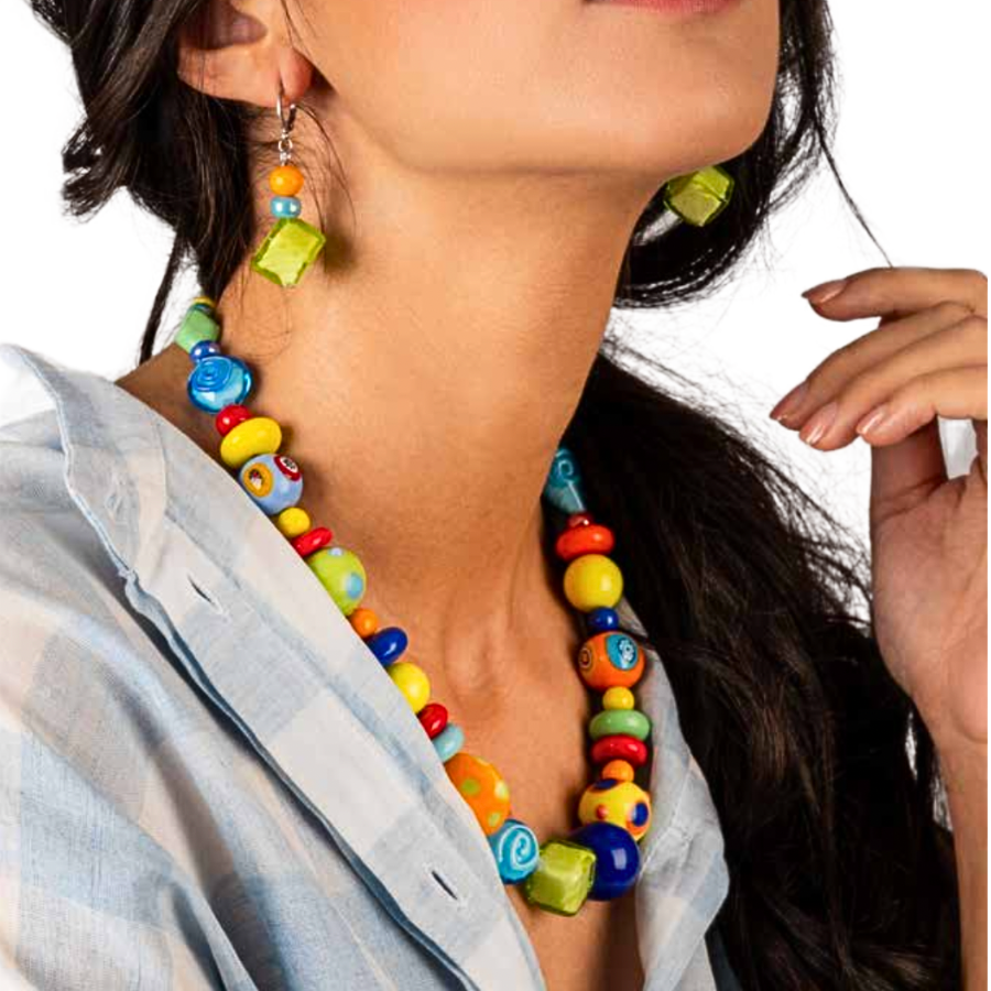 COLLANA GIROCOLLO CARIOCA MULTICOLOR MURRINAMURANO GM0262014