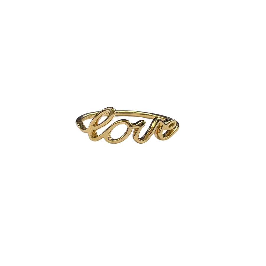 ANELLO LOVE IN ORO GIALLO