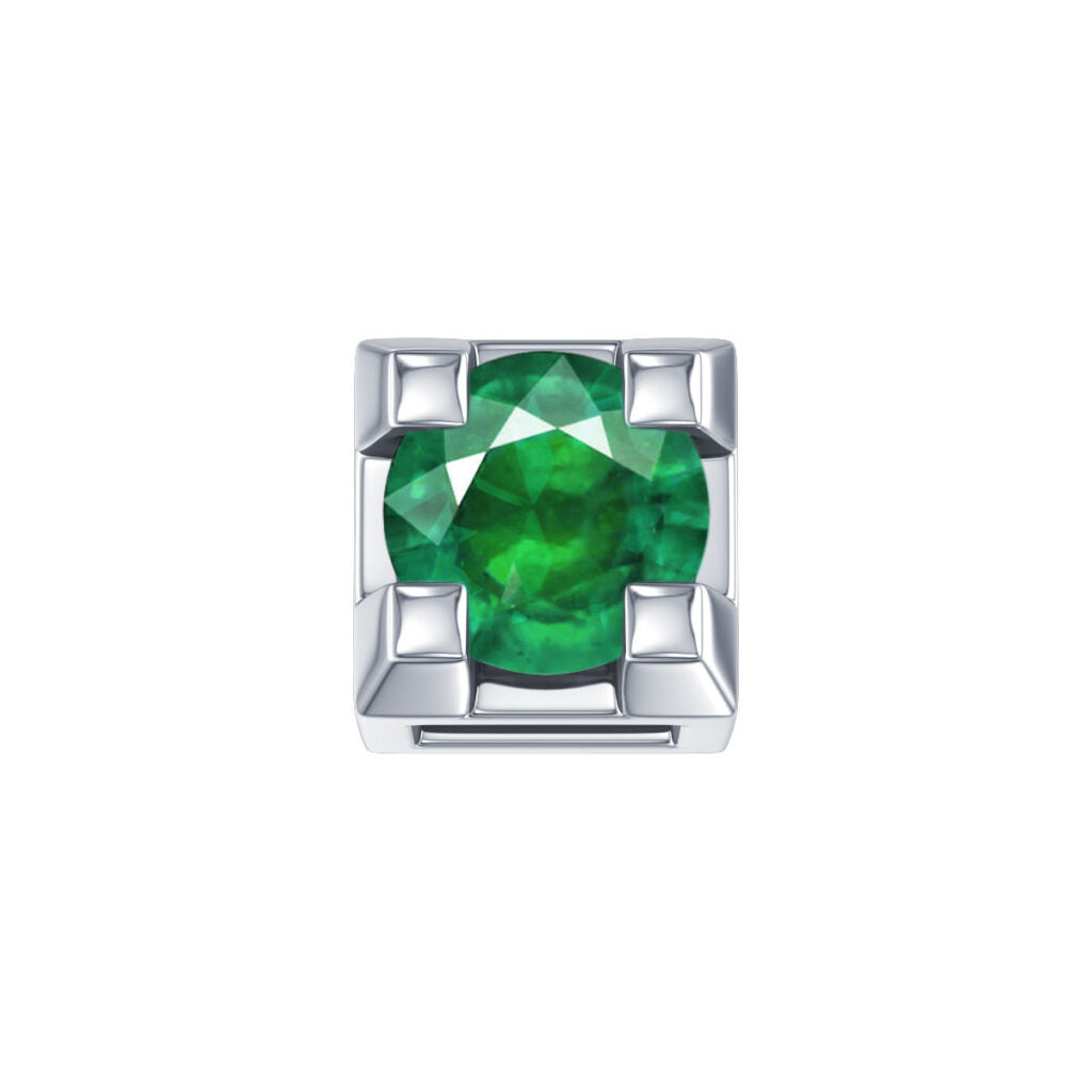 ELEMENTO GRIFFE 0,02 CT IN ORO E PIETRE PREZIOSE