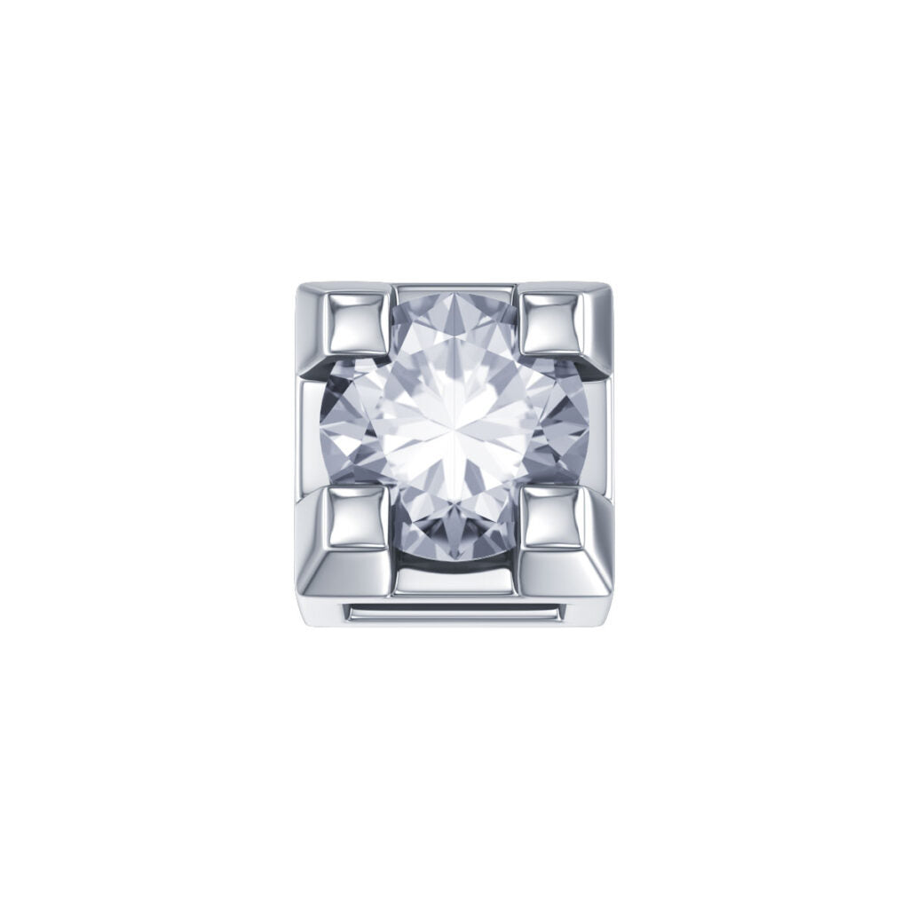 ELEMENTO GRIFFE 0,02 CT IN ORO E DIAMANTE