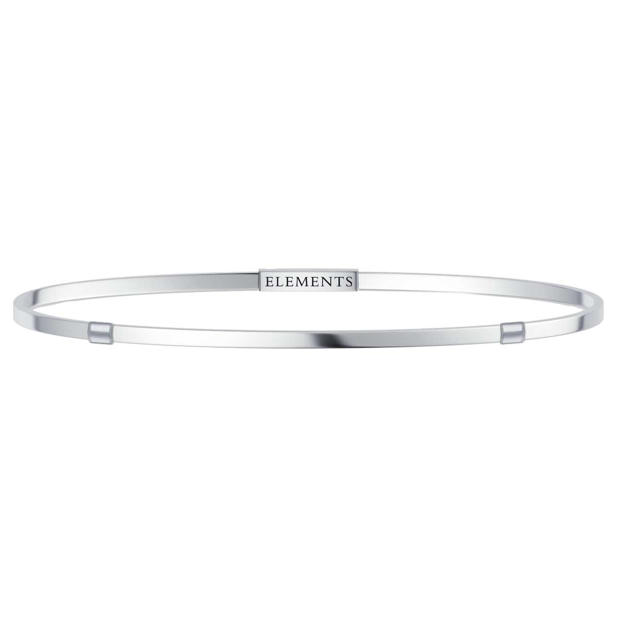 BRACCIALE BASE RIGIDO IN ARGENTO