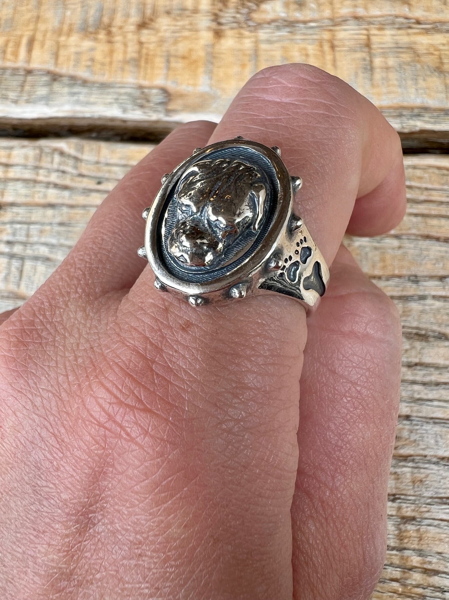 ANELLO IN ARGENTO DOG