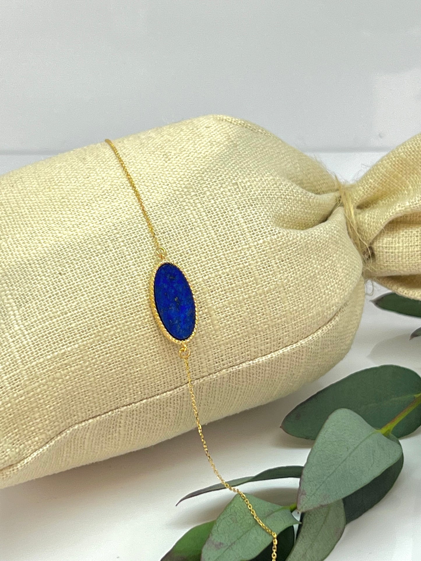 BRACCIALE IN ORO CON AGATA O MALACHITE