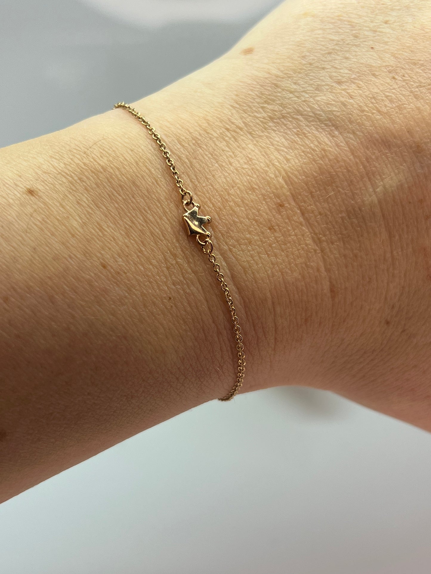 BRACCIALI IN ORO ROSA CON CIONDOLINO