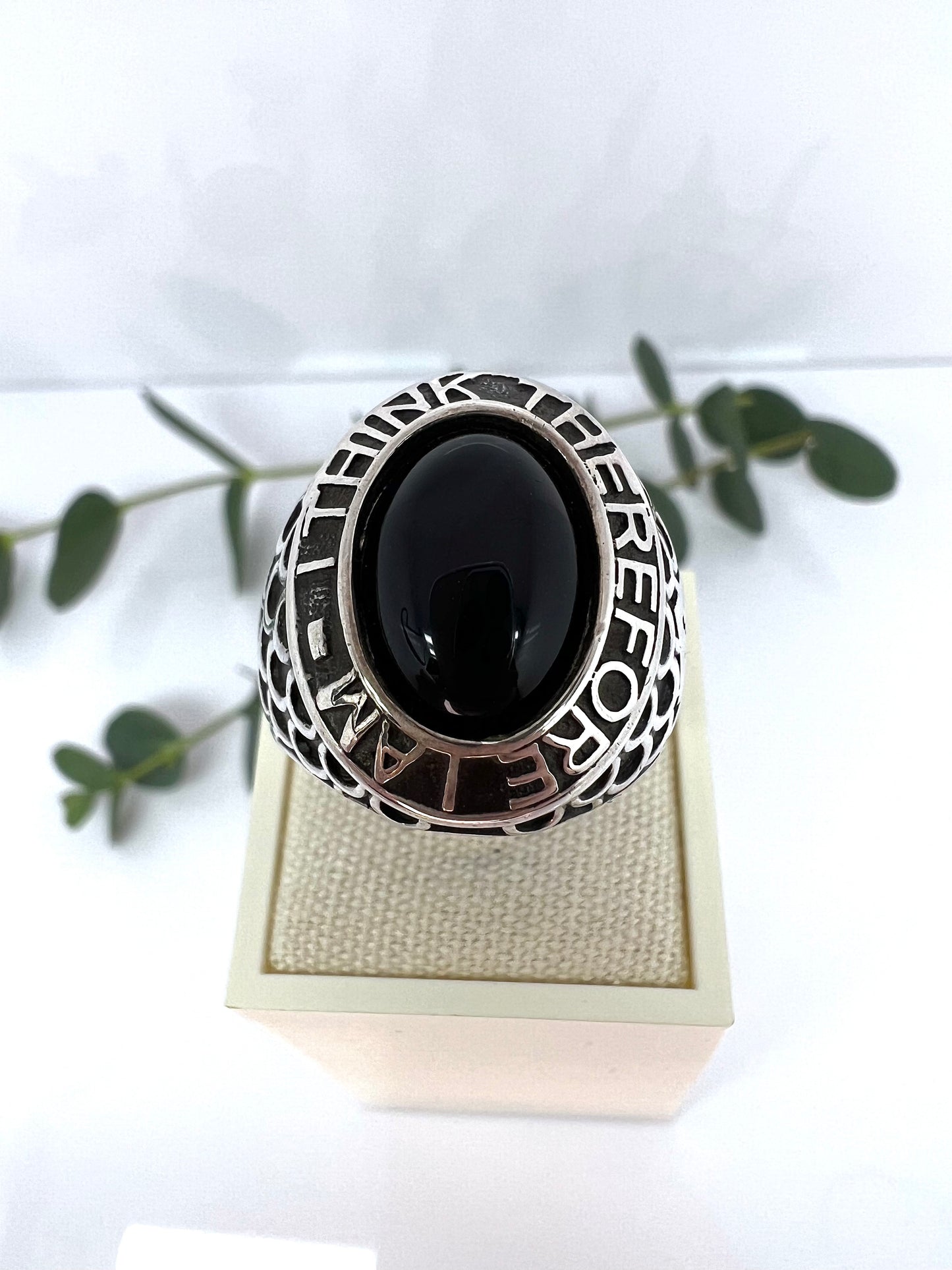 ANELLO UOMO "Cogito Ergo Sum" UM104AN 014