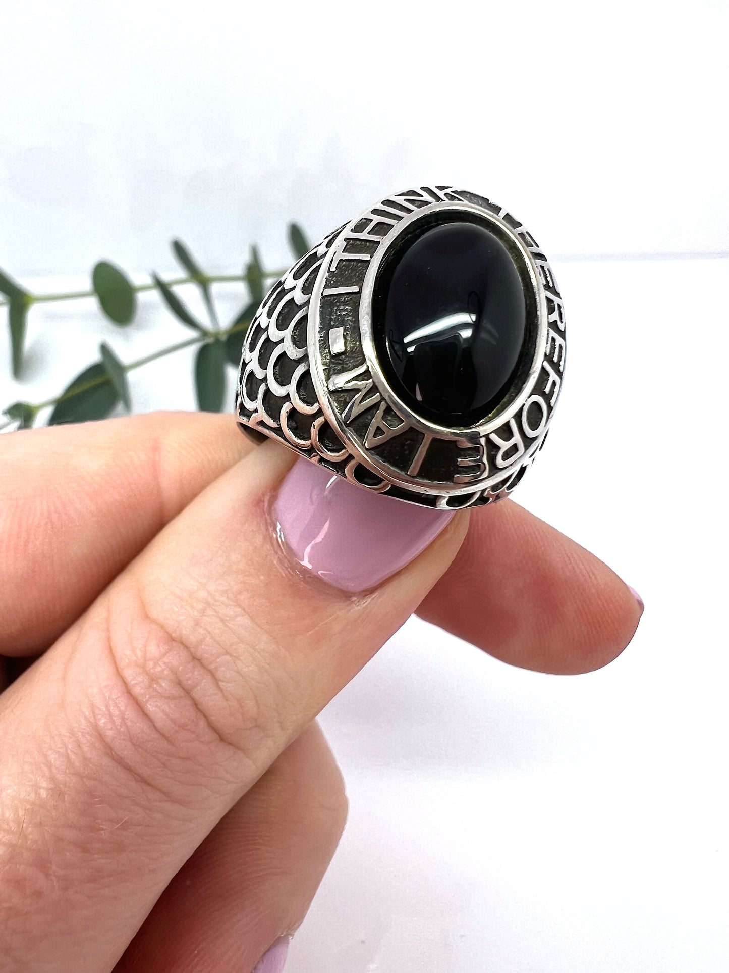 ANELLO UOMO "Cogito Ergo Sum" UM104AN 014