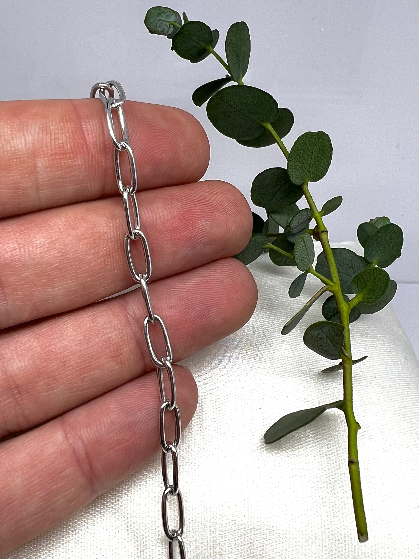 BRACCIALE IN ARGENTO 19 VL DE CATENA