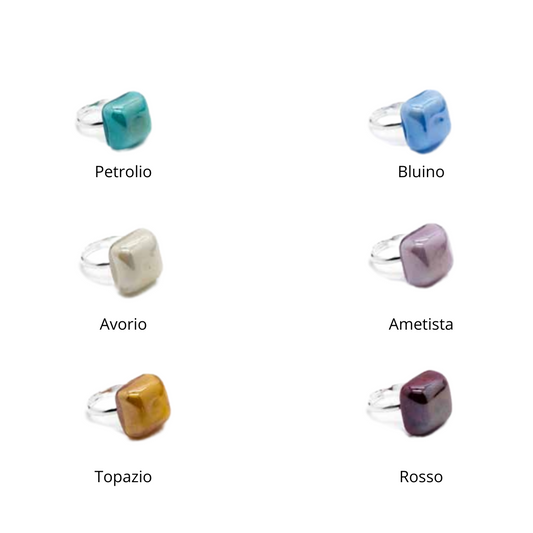 ANELLO DROP QUADRATO MURRINAMURANO GM01840