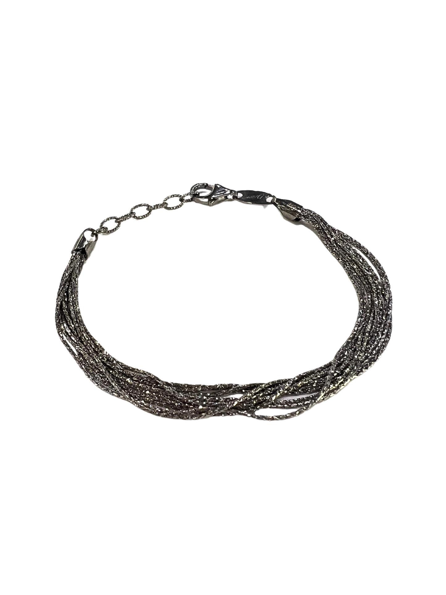 BRACCIALE DESMOS A FILI IN ARGENTO SPARK