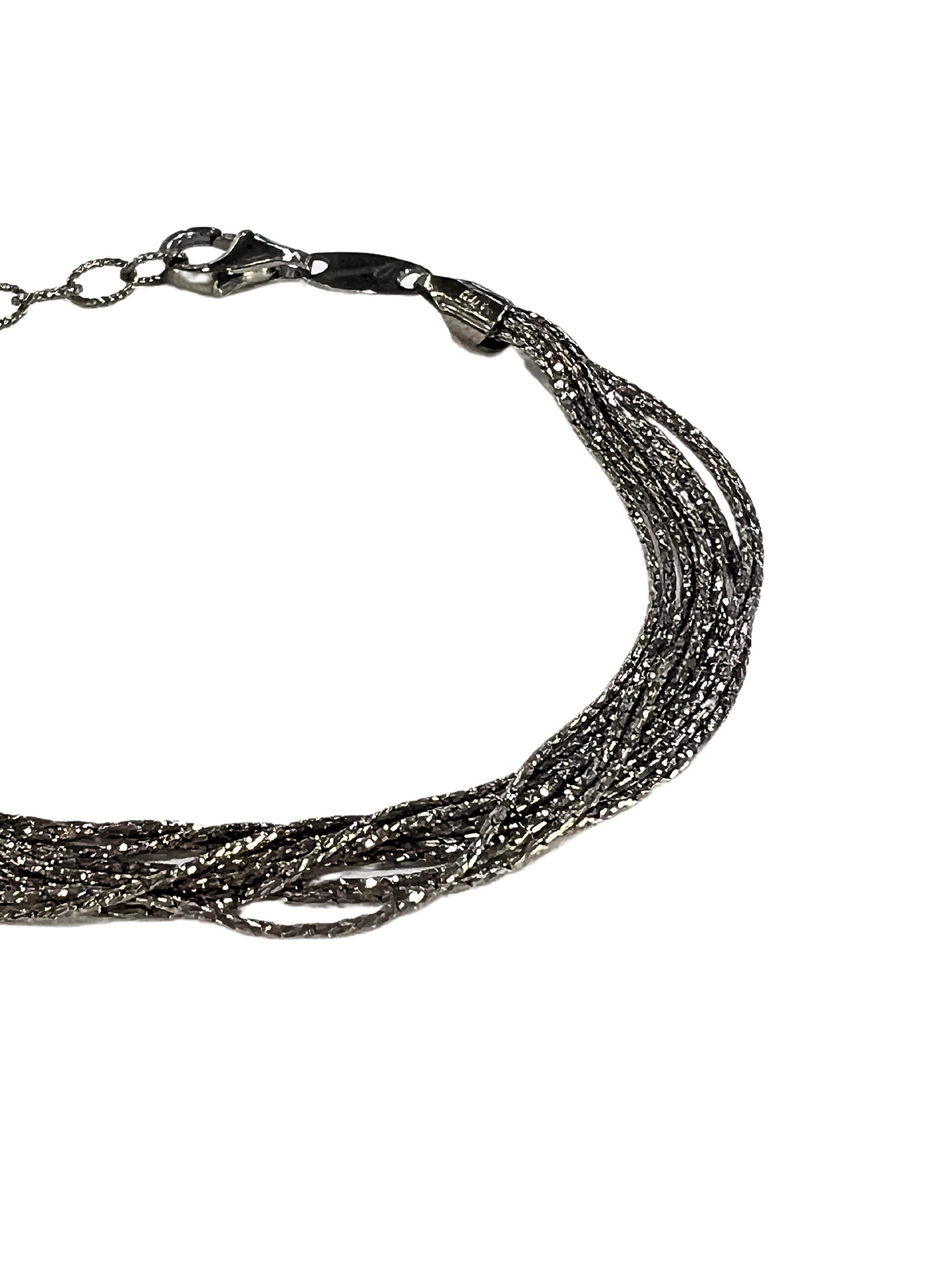 BRACCIALE DESMOS A FILI IN ARGENTO SPARK