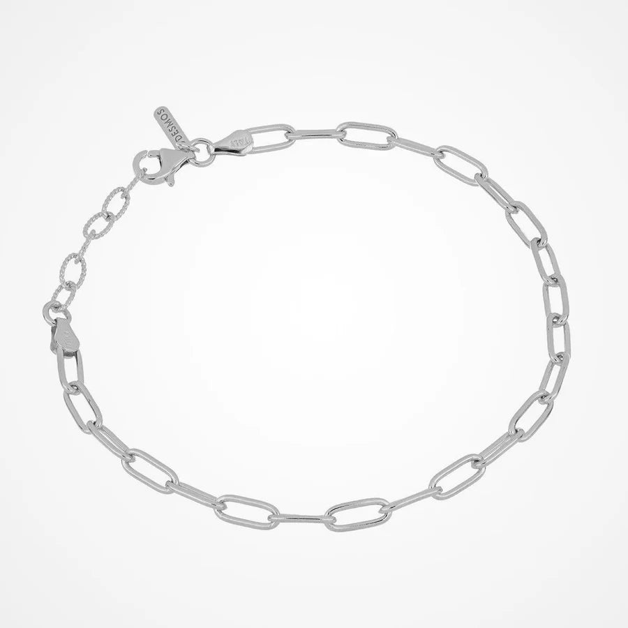 BRACCIALE IN ARGENTO 19 VL DE CATENA